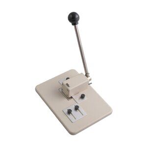 M.C. Mieth Y396642 Heavy Duty Table Top ID Slot Punch with Adjustable Guides